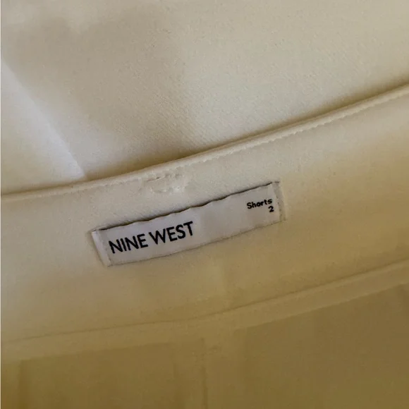 White dressy shorts by Nine West. - Picture 3 of 4